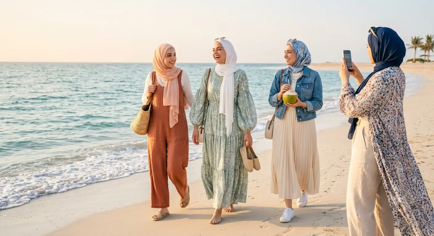 كيف تختارين ملابس محجبات أنيقة وعملية للصيف والشتاء في سوريا؟