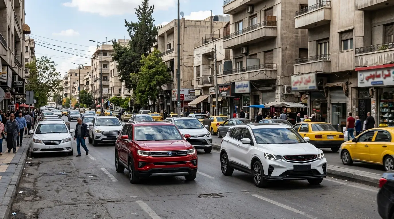 السيارات الصينية في سوريا