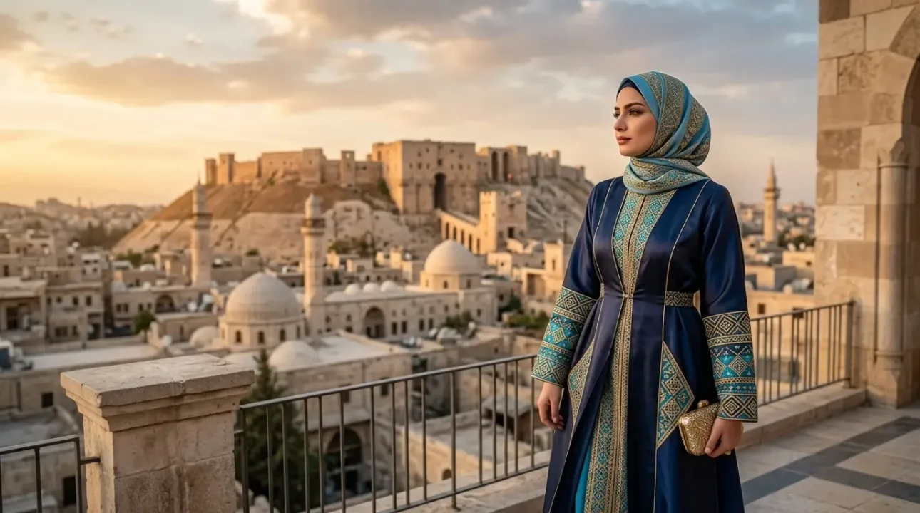 أحدث صيحات الموضة النسائية للعبايات والجلابيات في سوريا: تصاميم تجمع بين الأصالة والعصرية