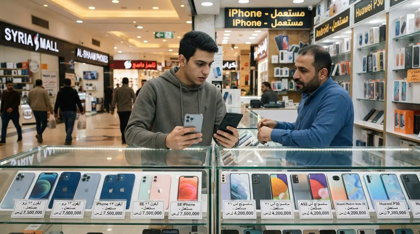 مقارنة بين هواتف آيفون وهواتف أندرويد المستعملة في سوريا: أيهما أفضل لميزانيتك؟