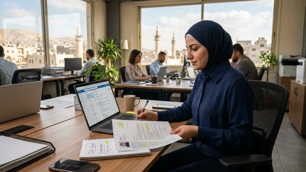 فرص العمل في سوريا: سيرة ذاتية تفتح لك الباب